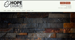 Desktop Screenshot of hopechurchoakdale.com